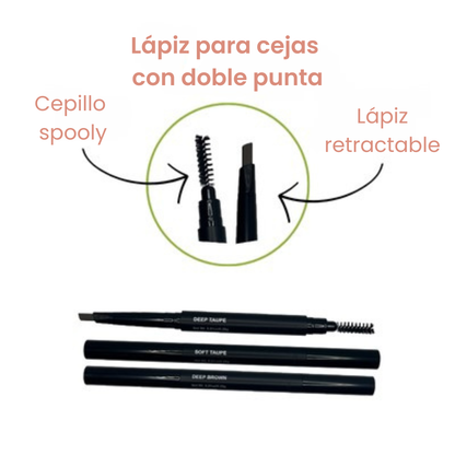 All In One Natural Brow Pencil/Crayón para cejas